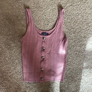 American Eagle pink tang top